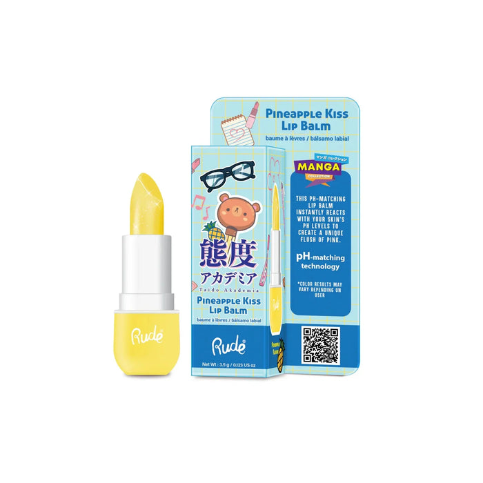 Balsam de buze Rude Cosmetics Pineapple Kiss, hidratant, 3,5 ml