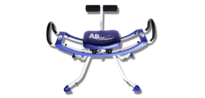 Aparat fitness AB Wave pentru abdomen, tonifiere completă, albastru, max 113 kg, model Ab Rocket
