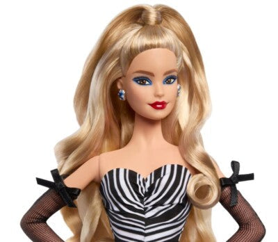 Păpușă Mattel Barbie, ediția aniversară de 65 de ani, blondă