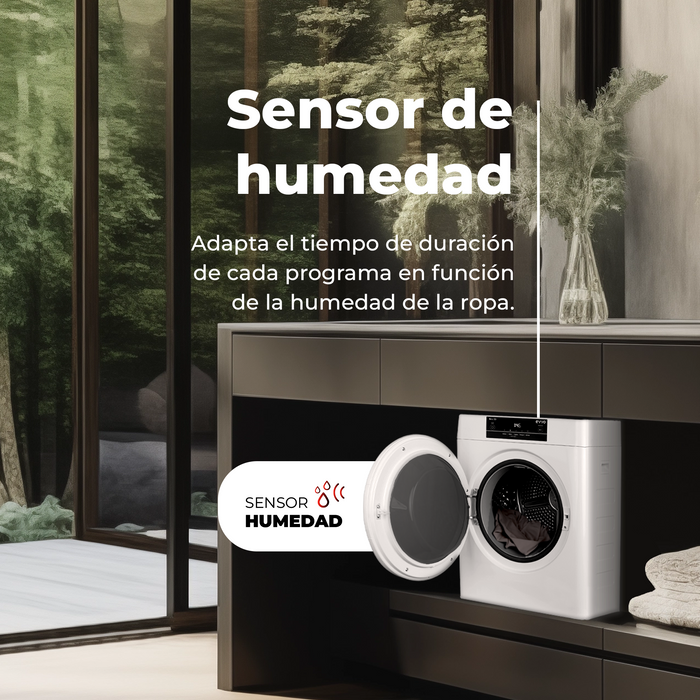 Uscător de rufe Cecotec EVVO Mini S3, 3 kg, 52 × 43,5 × 64 cm, alb