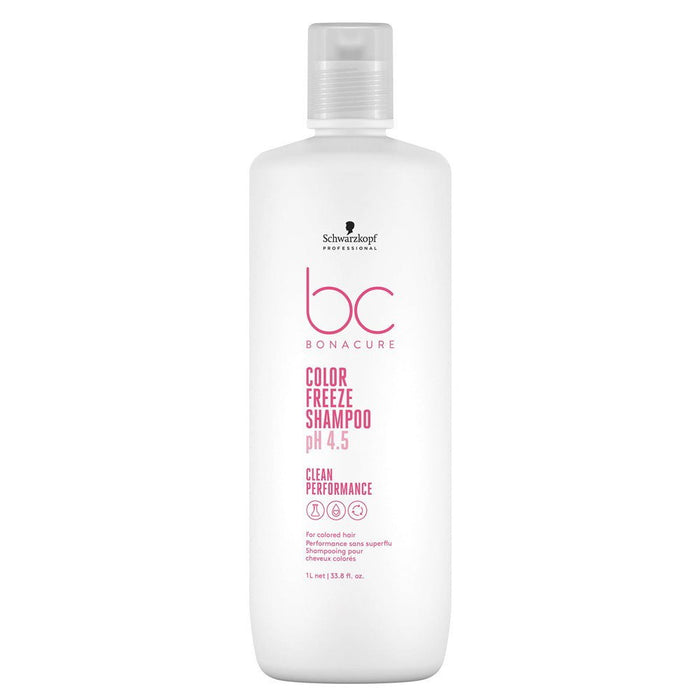Șampon Schwarzkopf Professional BC Color Freeze Gloss, pentru păr vopsit, protecția culorii, 1000 ml