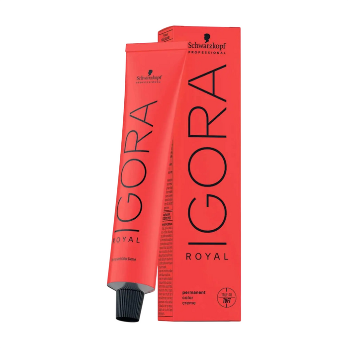 Vopsea permanentă de păr Schwarzkopf Professional Igora Royal, nuanța 1-0, 60 ml