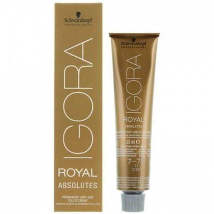 Vopsea permanentă de păr Schwarzkopf Professional Igora Royal, nuanța 6-63 Chestnut Matte Chocolate, 60 ml