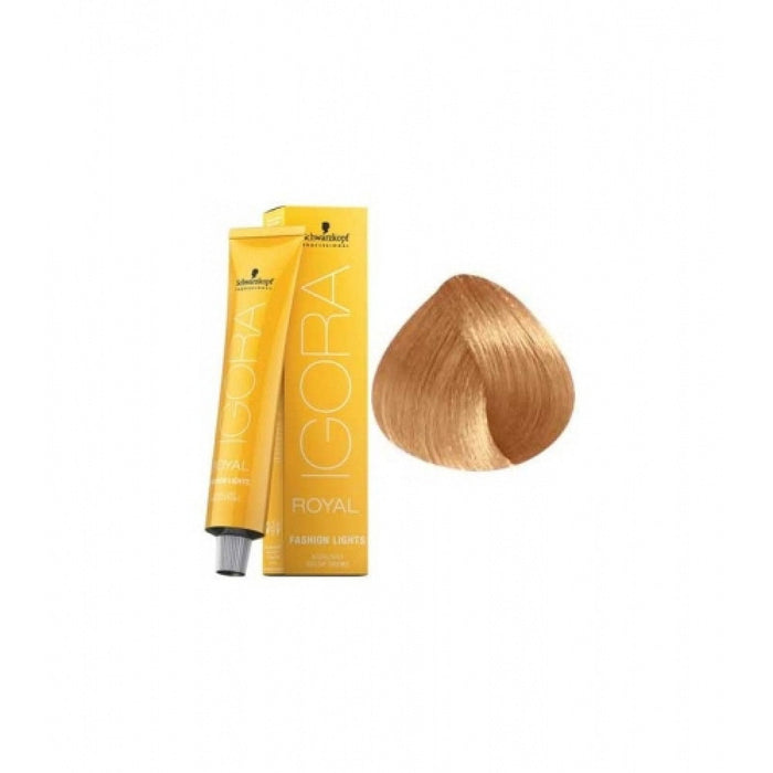 Vopsea permanentă de păr Schwarzkopf Professional Igora Royal, nuanța L-57 Golden Copper, 60 ml