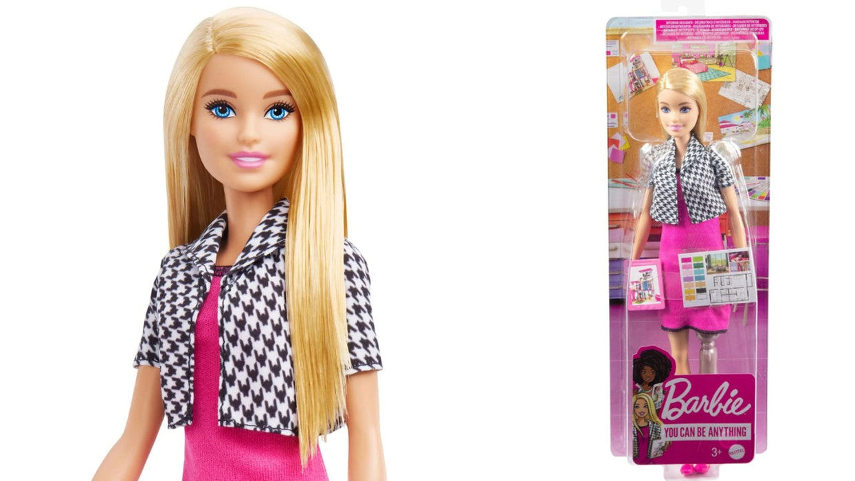 Păpușă Mattel Barbie, Designer de interior, cu proteză de picior, 30 cm, 3+ ani
