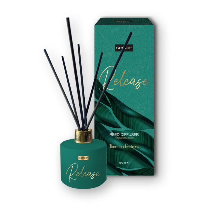 Difuzor de aromă cu bețișoare Sence Release, aromă de bambus, 100 ml
