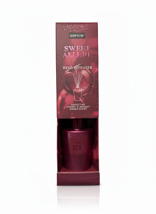 Difuzor de aromă cu bețișoare Sence Sweet Allure, aromă dulce și caldă de ambră, 100 ml