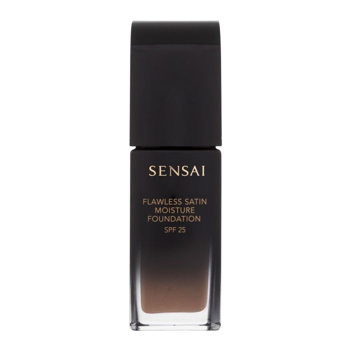 Fond de ten lichid Sensai Flawless Satin Moisture Foundation, nuanța Fs205 Mocha Bej, SPF 25, 12 ml, tester