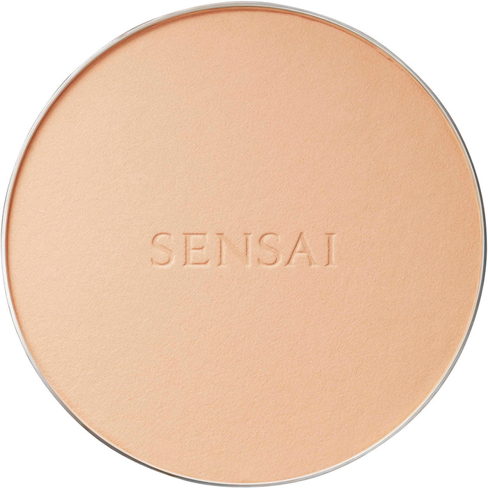 Fond de ten compact Sensai Total Finish, nuanța TF102 Soft Ivory, SPF 10, reumplere, 11 g, tester