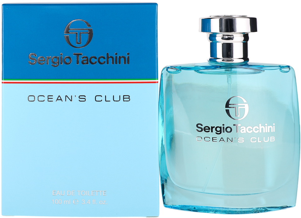 Apă de toaletă Sergio Tacchini Ocean's Club, pentru bărbați, 100 ml
