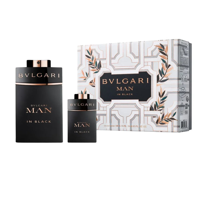 Set Bvlgari Man In Black, pentru bărbați: apă de parfum 100 ml + miniatură apă de parfum 15 ml