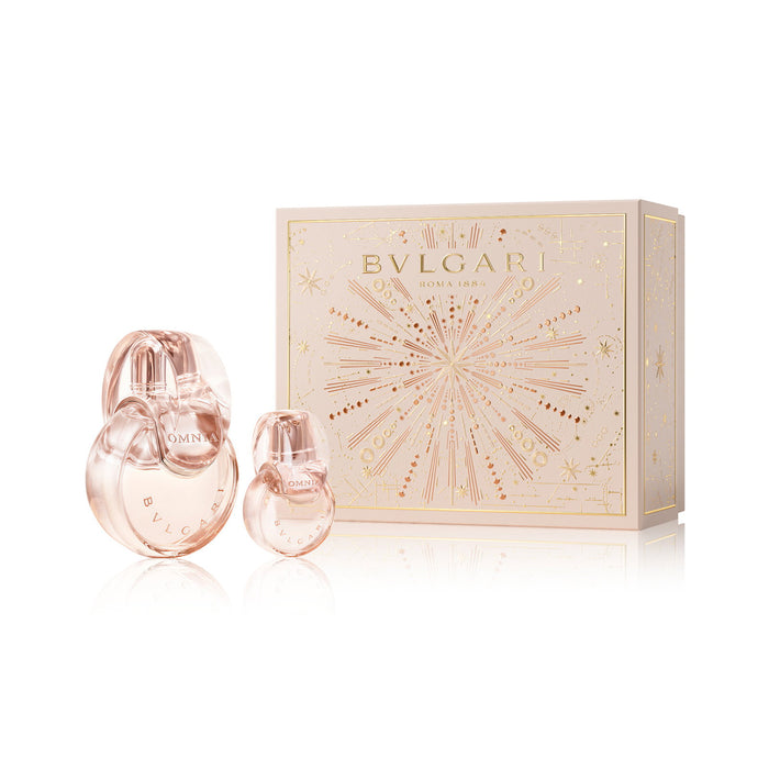 Set Bvlgari Omnia Crystalline, pentru femei: apă de toaletă 100 ml + miniatură 15 ml