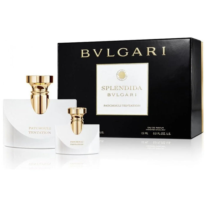 Set cu apă de parfum Bvlgari Splendida Patchouli Tentation, pentru femei, miniatură 15 ml