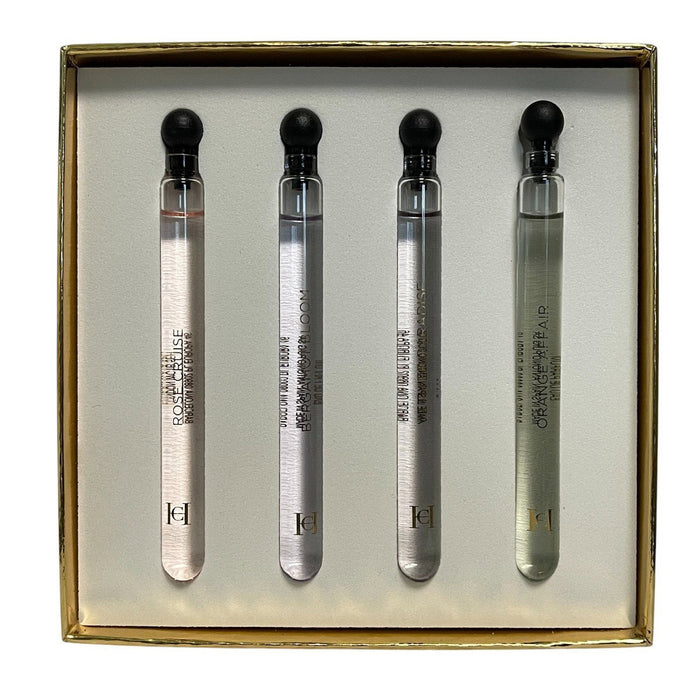 Set Carolina Herrera Orange Affair + Bergamot Bloom + Vetiver Paradise + Rose Cruise, ape de parfum, pentru femei, 4 x 4 ml
