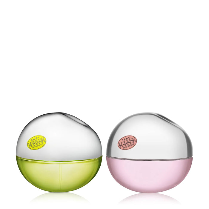 Set DKNY Be Delicious + Be Delicious Fresh Blossom, pentru femei: apă de parfum 30 ml + apă de parfum 30 ml