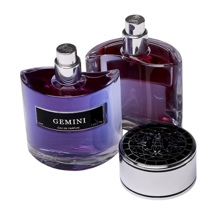 Set apă de parfum Aurora Gemini Noir, pentru bărbați, 2 bucăți, 50 ml