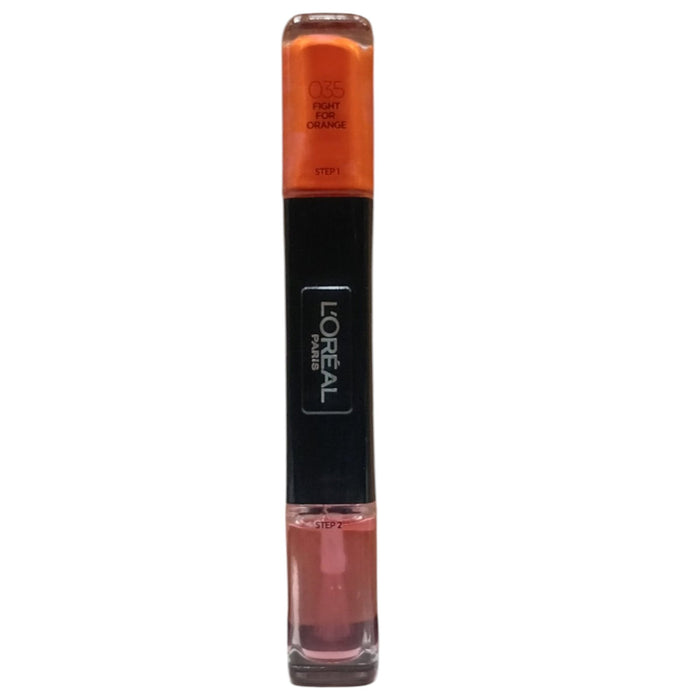 Set lac de unghii L'Oreal Paris 2 Steps, nuanța 16M31QL, 2 buc, 5 ml
