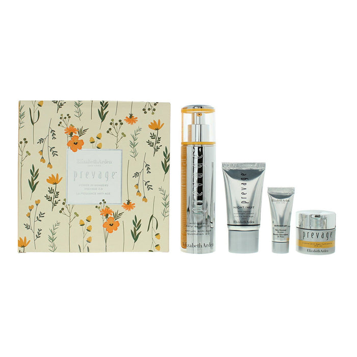 Set Elizabeth Arden Prevage, cremă hidratantă de față SPF 30, 15 ml + ser antiîmbătrânire, 50 ml + ser, 5 ml + cremă de zi SPF 30, 15 ml