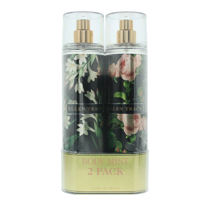 Set spray parfumat pentru corp Elle Courageous + Confident, pentru femei, 2 x 236 ml