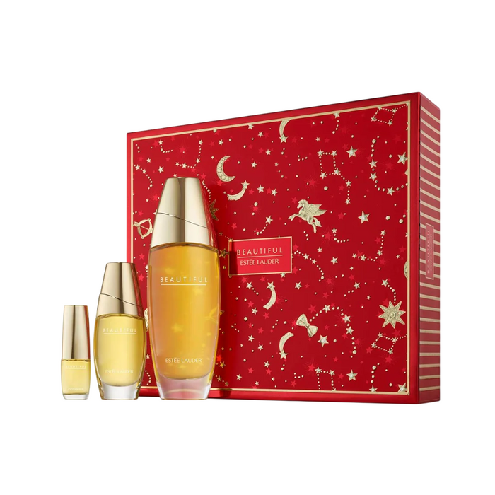 Set apă de parfum Estee Lauder Beautiful, pentru femei: 100 ml + 30 ml + 4,7 ml