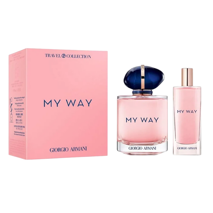 Set Giorgio Armani My Way, pentru femei: apă de parfum 90 ml + apă de parfum 15 ml