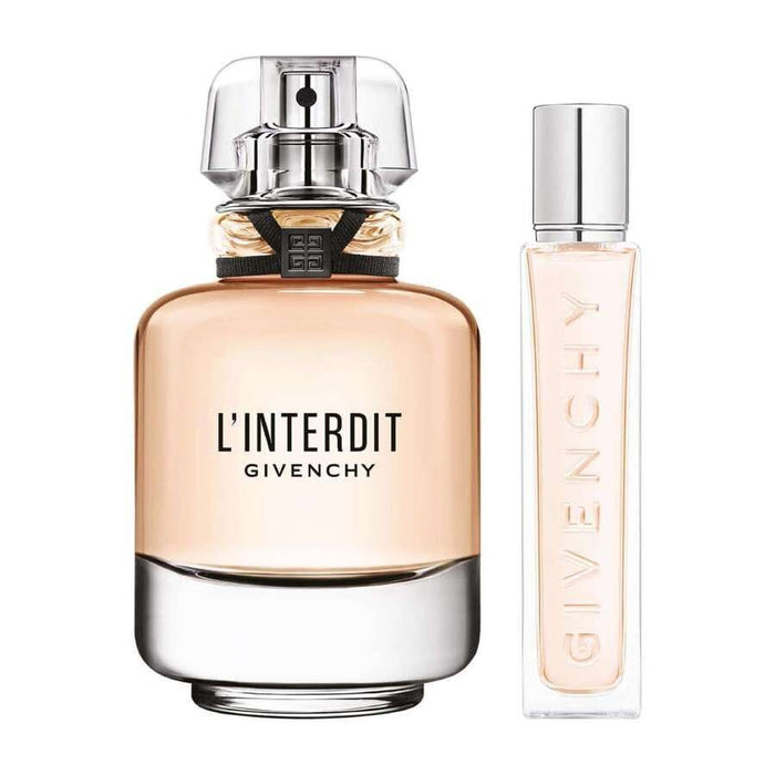 Set Givenchy L'Interdit, pentru femei: apă de parfum 80 ml + miniatură 12,5 ml