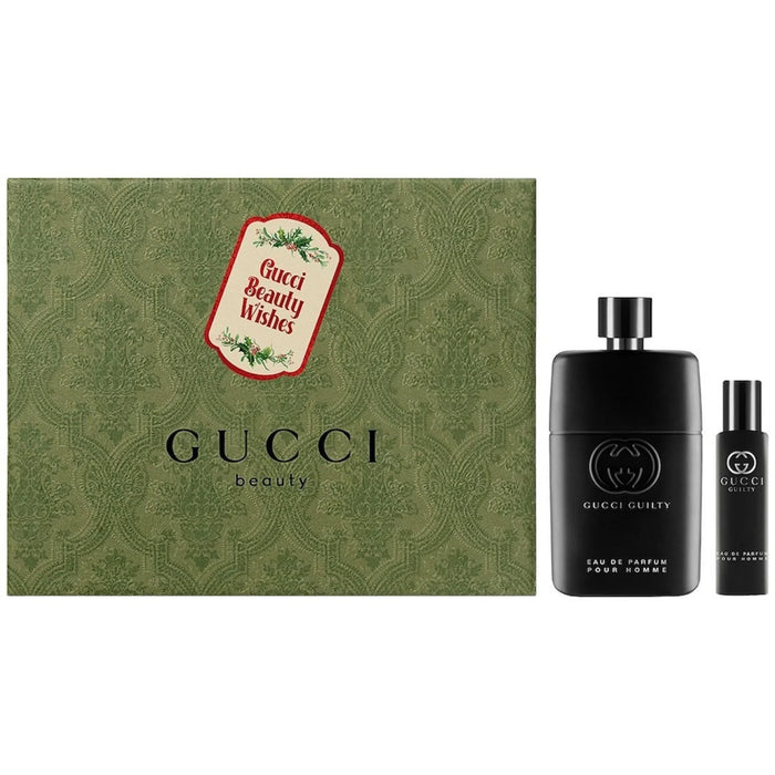 Set Gucci Guilty, pentru bărbați: apă de parfum 90 ml + apă de parfum 15 ml