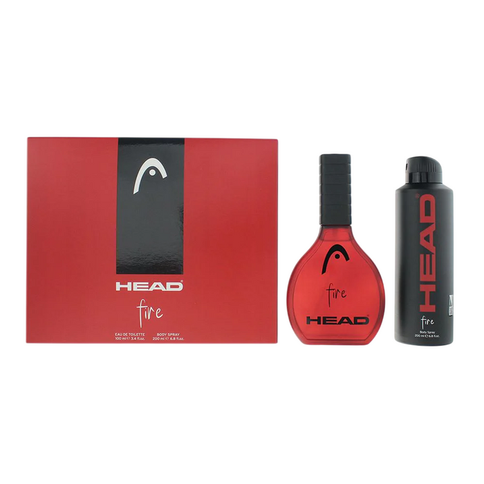Set Head Fire, pentru bărbați: apă de toaletă 100 ml + deodorant spray 200 ml