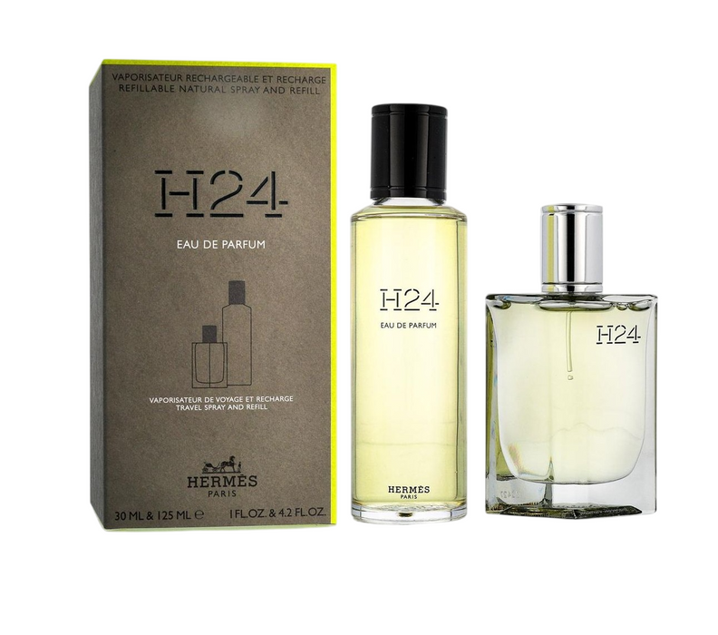 Set Hermes H24, pentru bărbați: apă de parfum 30 ml + rezervă 125 ml