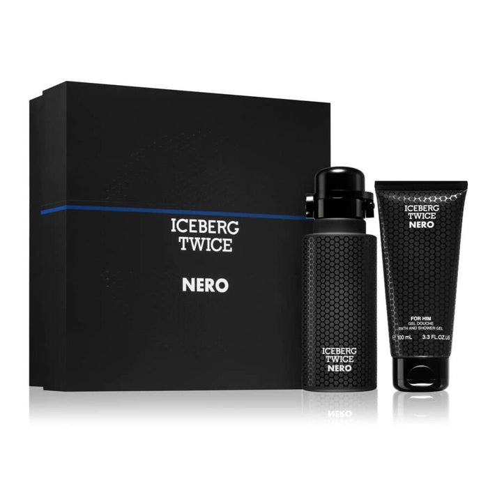 Set Iceberg Twice Nero, pentru bărbați: apă de toaletă 125 ml + gel de duș 100 ml