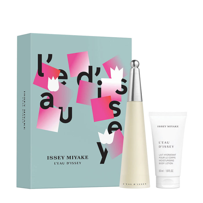 Set Issey Miyake L'Eau d'Issey, pentru femei: apă de toaletă 50 ml + loțiune de corp hidratantă 50 ml
