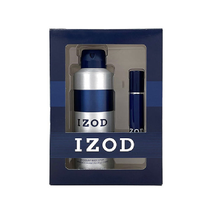 Set Izod Blue, pentru bărbați: apă de toaletă 15 ml + spray deodorant 200 ml