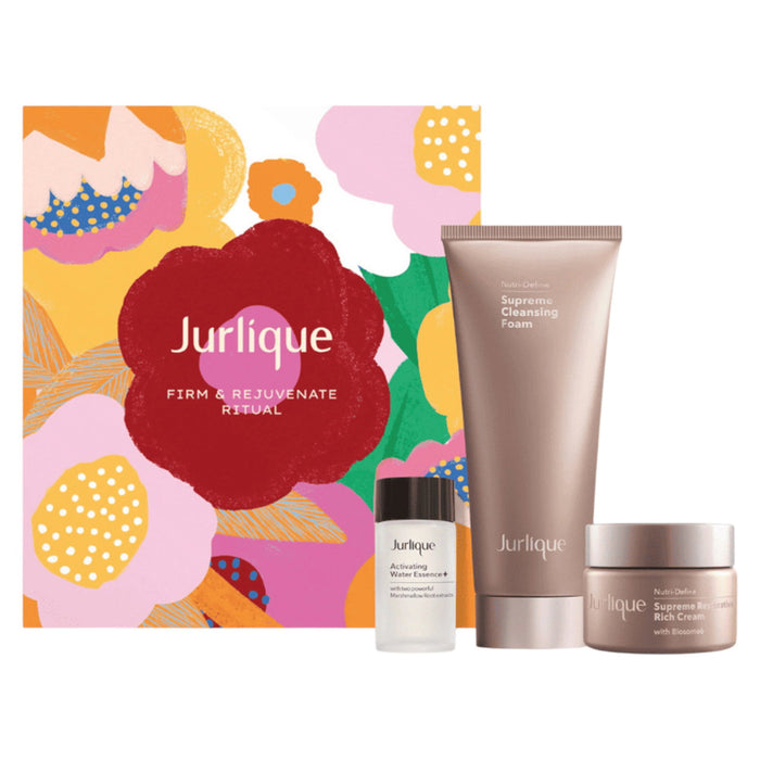 Set Jurlique Supreme Cleansing Foam, 100 ml + Supreme Restorative Rich Cream, 50 ml + Activating Water Essence+, 20 ml, tester