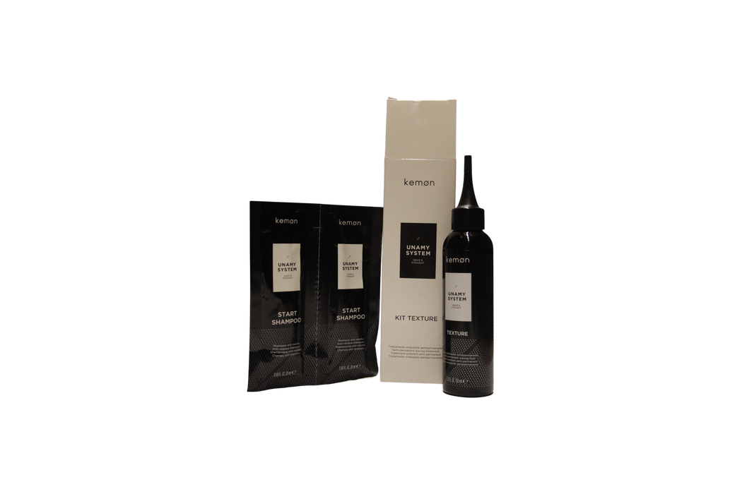 Set Kemon Texture Fluid, loțiune pentru activarea buclelor + șampon Start, 125 ml + 2 x 20 ml