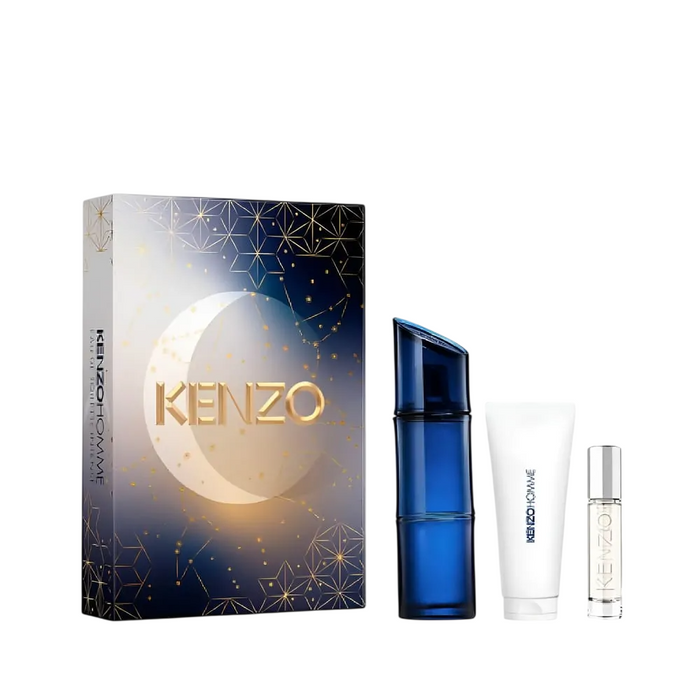 Set Kenzo Homme Intense, pentru bărbați: apă de toaletă 60 ml + miniatură apă de toaletă 10 ml + gel de duș 75 ml