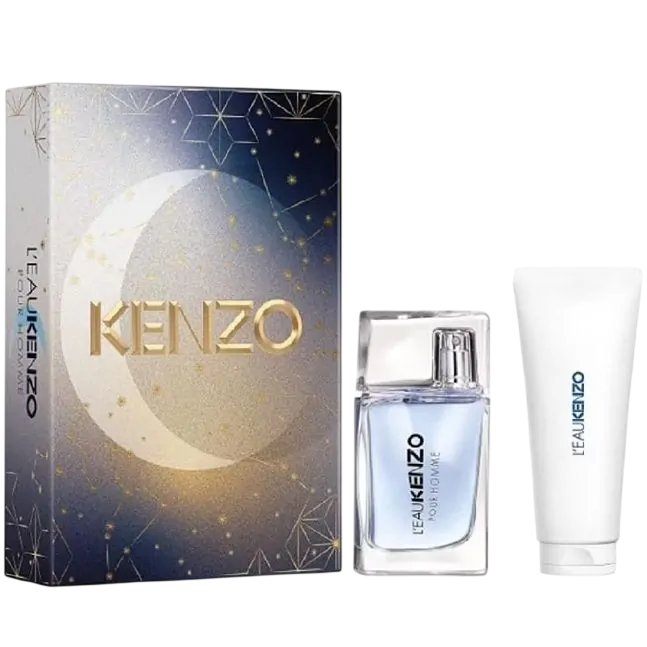 Set Kenzo L'Eau Kenzo, pentru bărbați: apă de toaletă 30 ml + gel de duș 75 ml