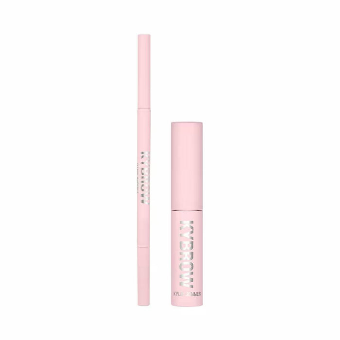 Set creion pentru sprâncene Kylie Cosmetics Kybrow Defined, nuanța 002 Auburn, 0,09 g + gel By Kylie Define, Translucent, 5 ml