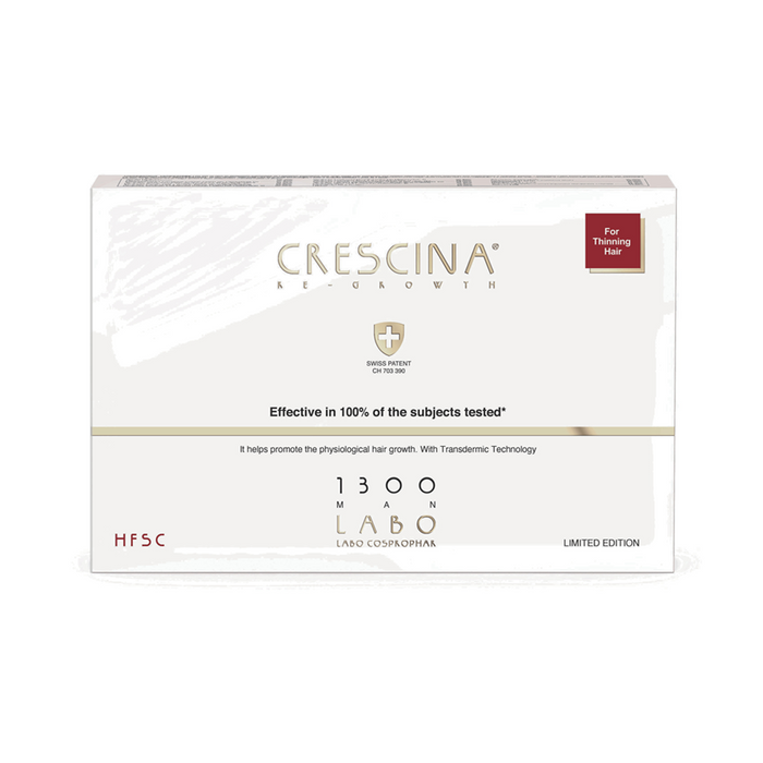 Set ser tratament în fiole Labo Cosprophar Suisse Crescina Transdermic HFSC 1300, pentru scalp, 5 x 3,5 ml