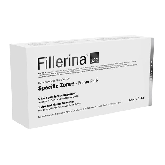 Set Labo Cosprophar Suisse Fillerina 932 Specific Zones Grade 4 Plus, tratament pentru buze 7 ml + ochi și pleoape 15 ml