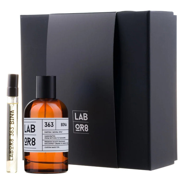 Set LABOR8 Bina 363, apă de parfum, unisex: 100 ml + 10 ml