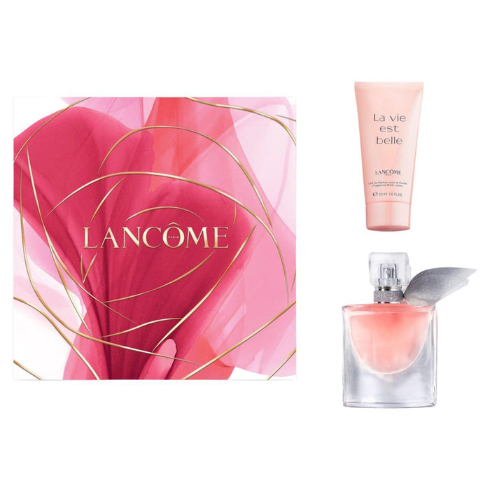Set Lancome La Vie Est Belle, pentru femei: apă de parfum 30 ml + lapte de corp 50 ml
