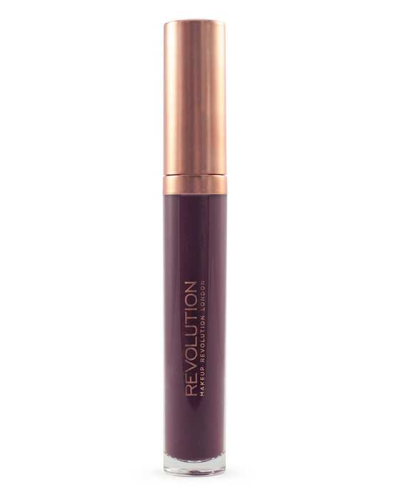 Set ruj lichid și creion de buze Makeup Revolution Retro Luxe, finisaj mat, nuanța Royal: ruj 5,5 ml + creion 1 g
