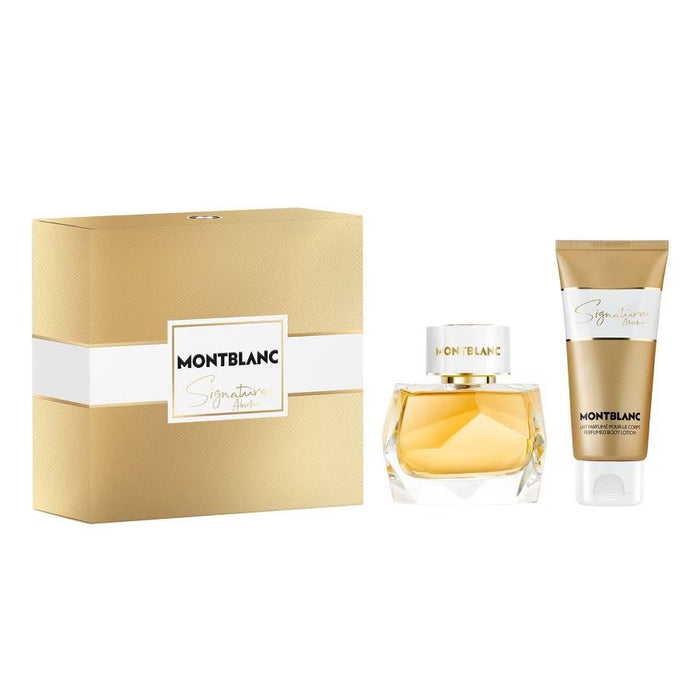Set Montblanc Signature Absolue, pentru femei: apă de parfum 50 ml + loțiune de corp 100 ml