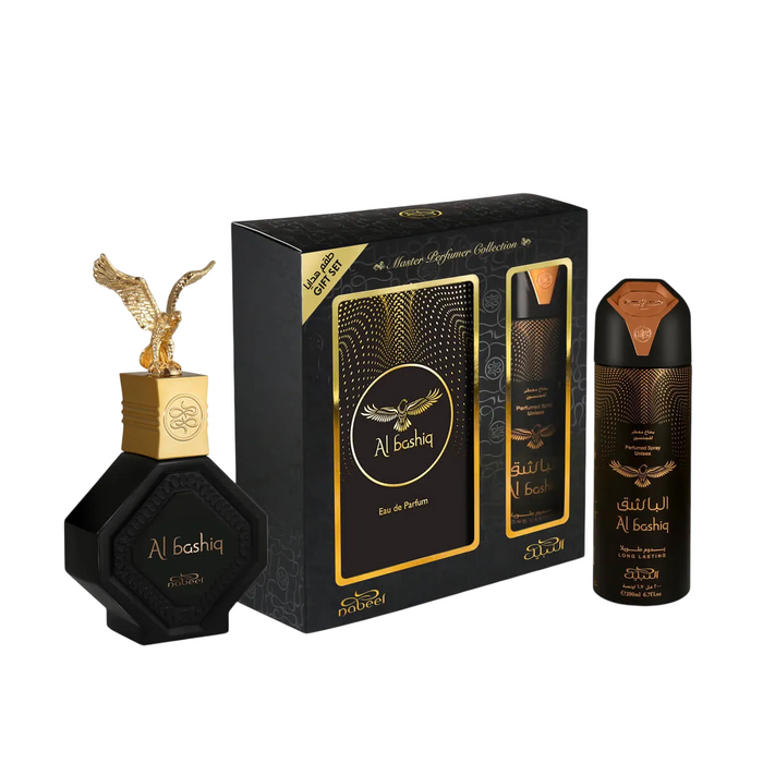 Set Nabeel Fulad, pentru bărbați: apă de parfum 100 ml + deodorant spray 100 ml