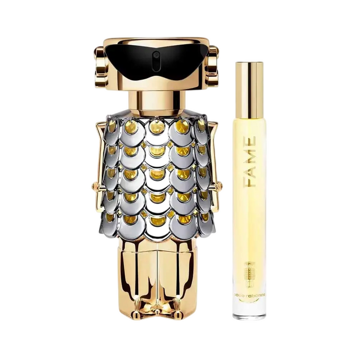 Set Paco Rabanne Fame, pentru femei: apă de parfum 80 ml + apă de parfum 10 ml
