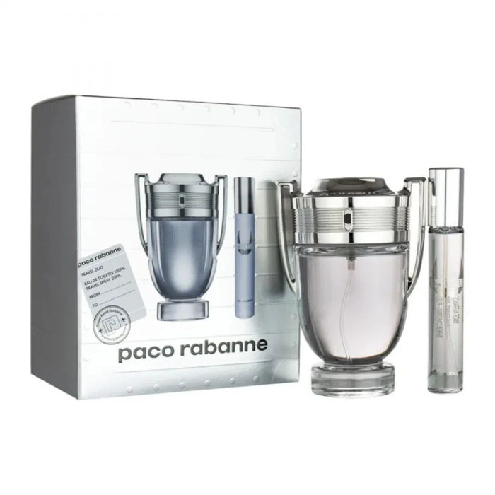 Set Paco Rabanne Invictus, pentru bărbați: apă de toaletă 100 ml + apă de toaletă 10 ml