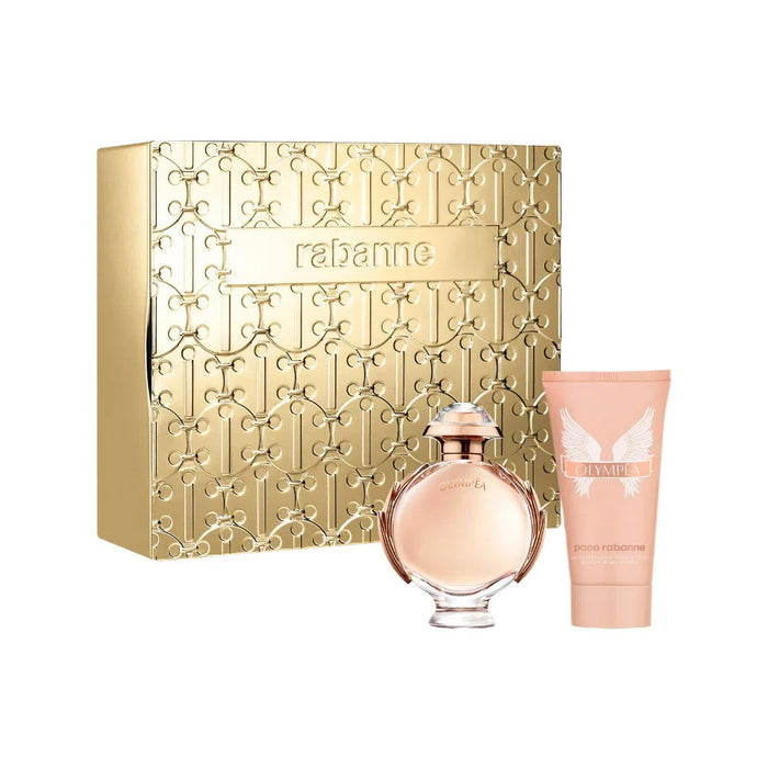 Set apă de parfum Paco Rabanne Olympea, pentru femei: apă de parfum 50 ml + loțiune de corp hidratantă 75 ml