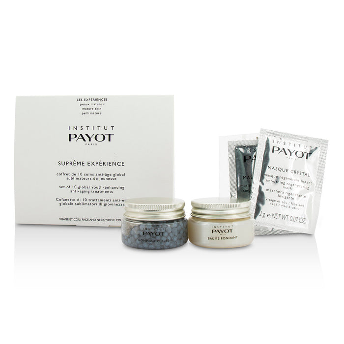 Set de îngrijire a feței Payot Le Supreme, balsam 30 g + mască pudră 10 x 2 g + gommage 30 g