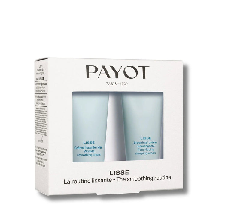 Set creme de față Payot Lisse, cremă de noapte Resurfacing 30 ml + cremă pentru netezirea ridurilor 30 ml