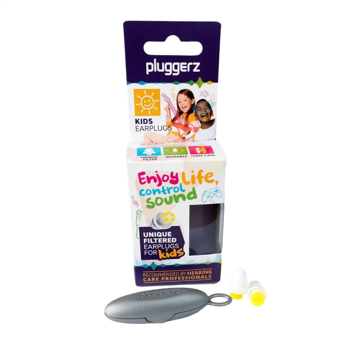 Dopuri pentru urechi Pluggerz Enjoy Kids Sound Control, cu filtru de sunet, pentru copii, 2 buc
